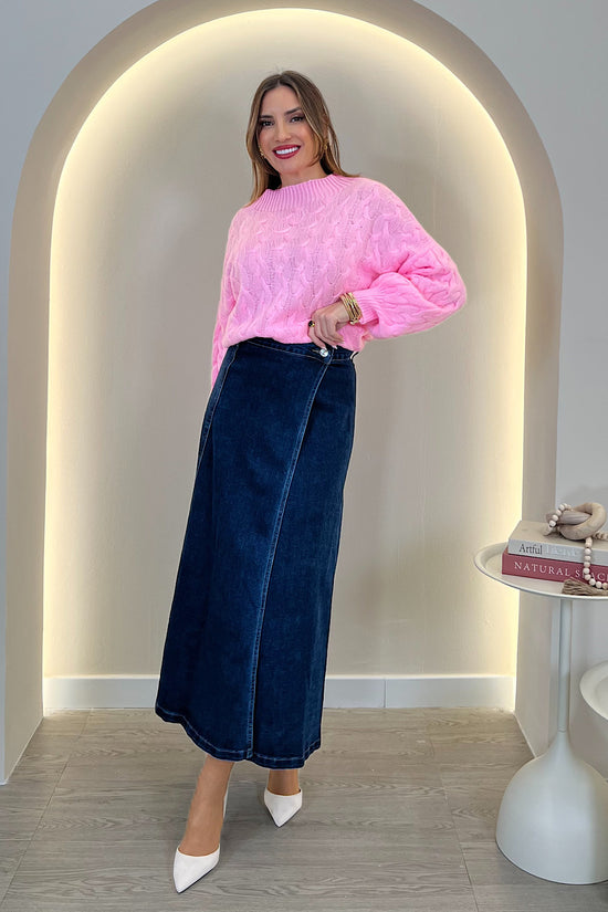 JERSEY TRENZADO OVERSIZE