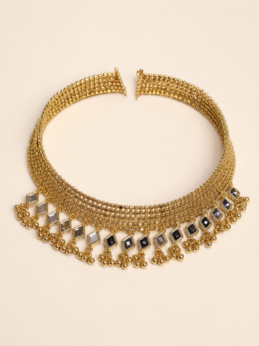 CHOKER BOHEMIO KUNDAN