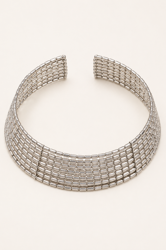 CHOKER PLATA DARA