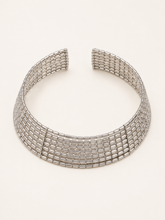 CHOKER PLATA DARA
