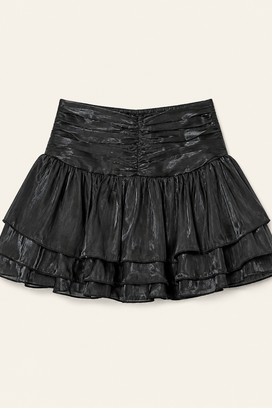 FALDA CORTA SATIN BRILLANTE