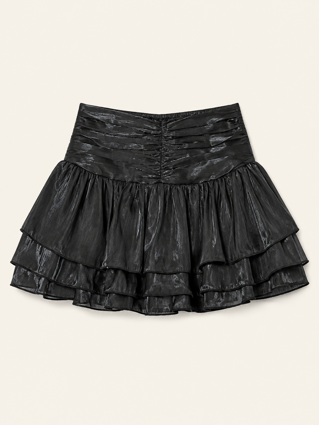 FALDA CORTA SATIN BRILLANTE