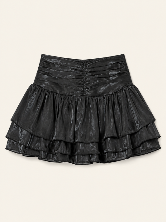 FALDA CORTA SATIN BRILLANTE