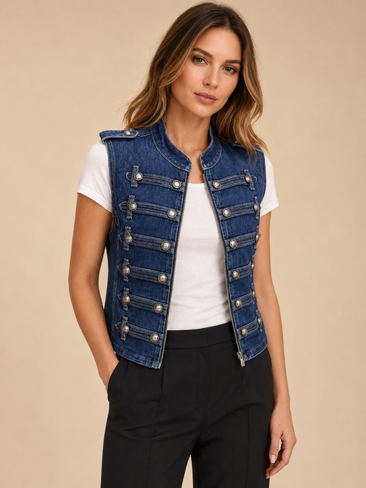 CHALECO DENIM SOHO