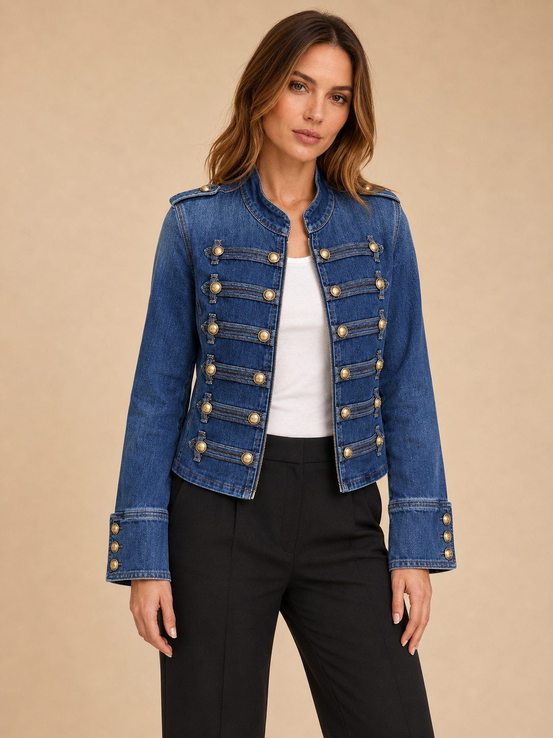 CHAQUETA DENIM BOTONES URBAN