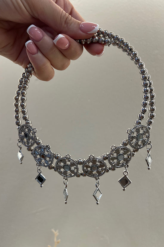CHOKER ESPEJOS SAMIRA PLATA