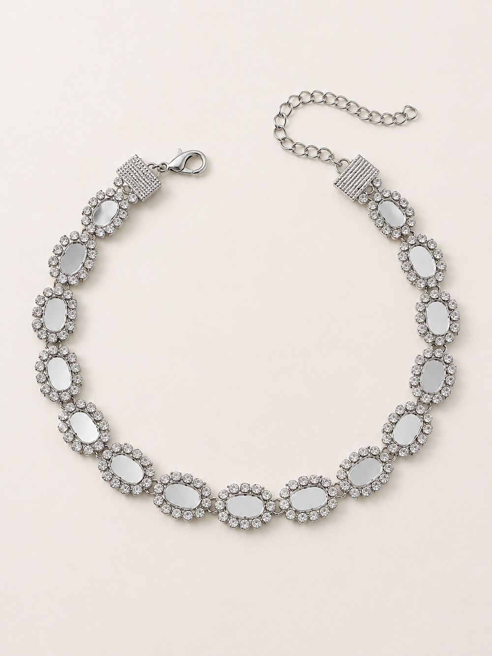 CHOKER PLATA ESCARLET