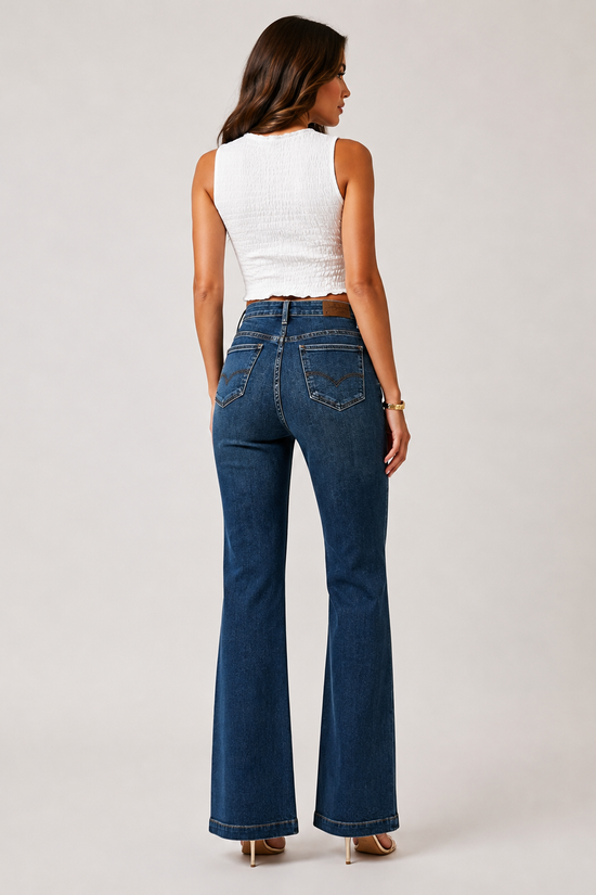 PANTALON VAQUERO WIDELEG LESLIE