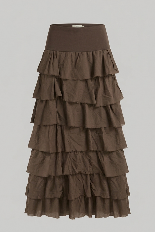 FALDA LARGA VOLANTES SASHA