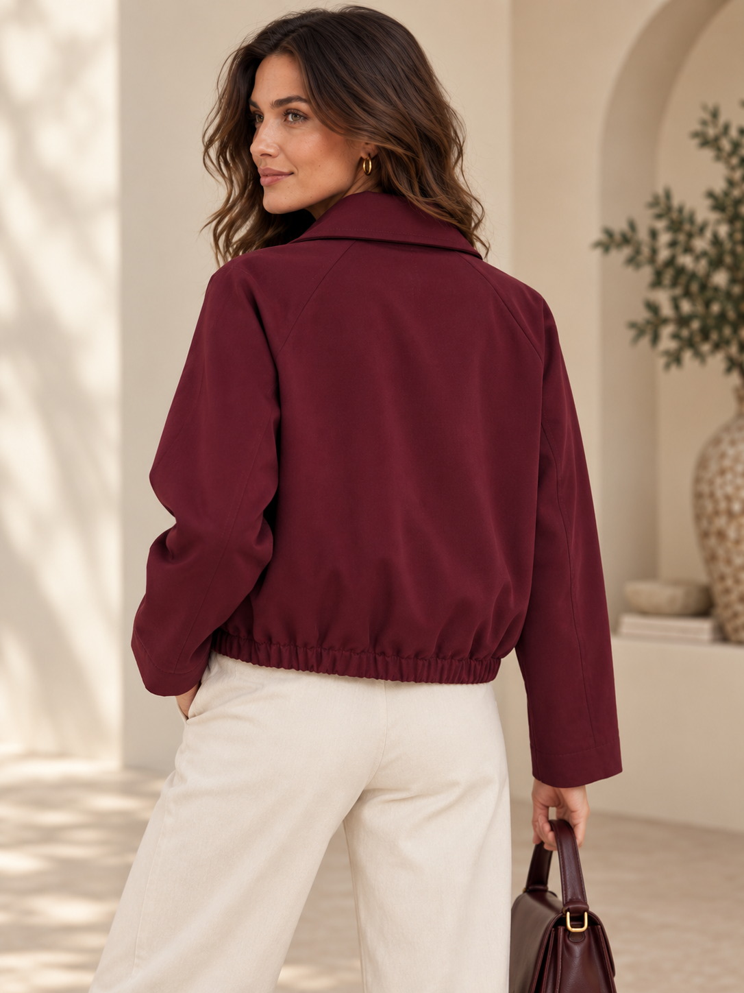 BOMBER BOTONES OLIVIA