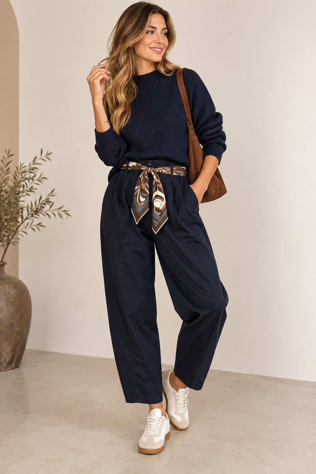 PANTALON GLOBO PAÑUELO