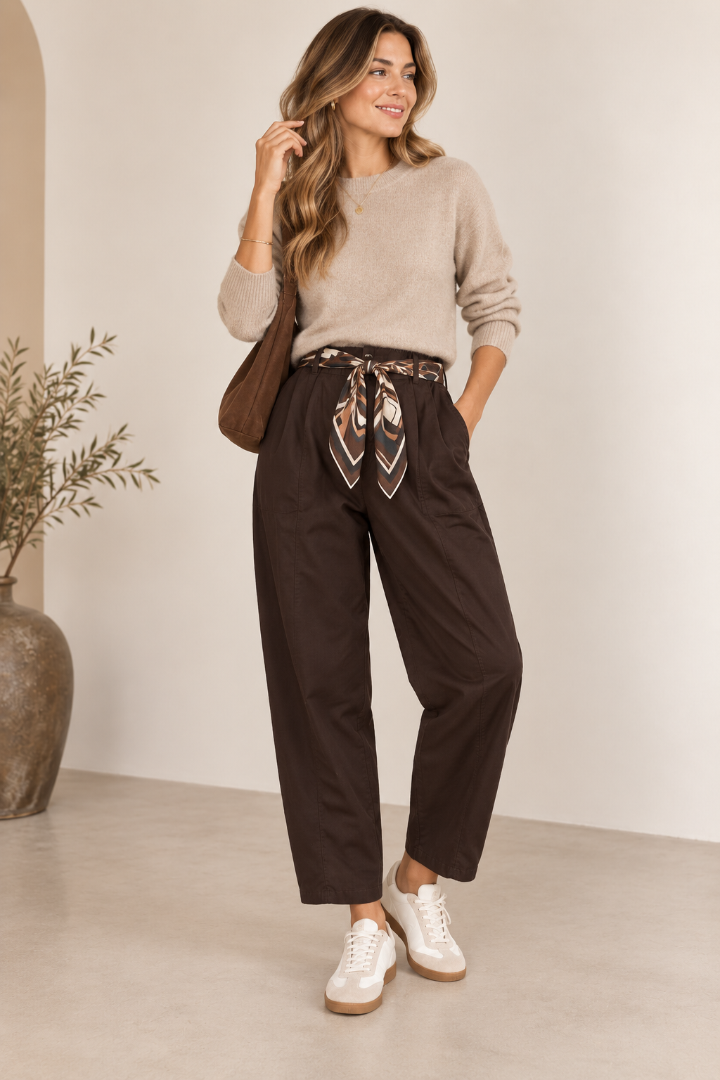 PANTALON GLOBO PAÑUELO