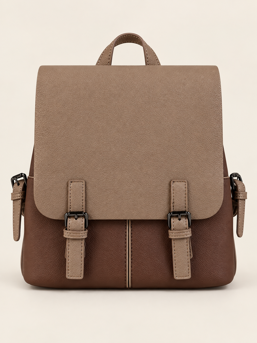 MOCHILA POLIPIEL CON HEBILLAS