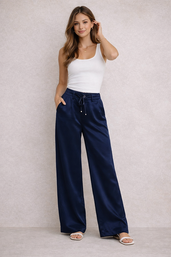 FLIESSENDE HOSE MIT GUMMIBUND NOA