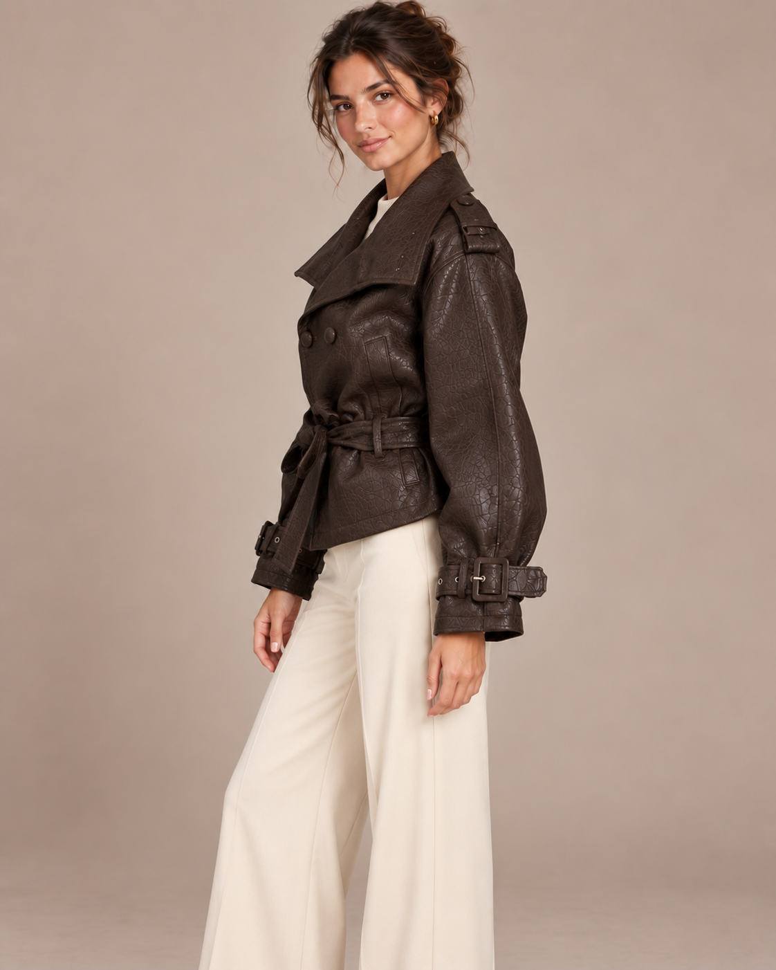 CHAQUETA POLIPIEL GRANULADA