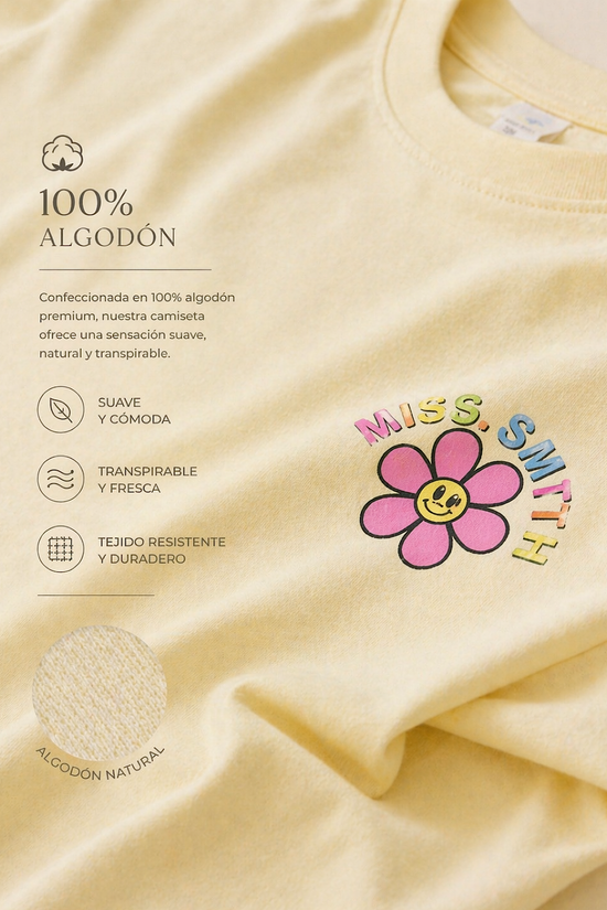 CAMISETA MANGA CORTA MARGARITA
