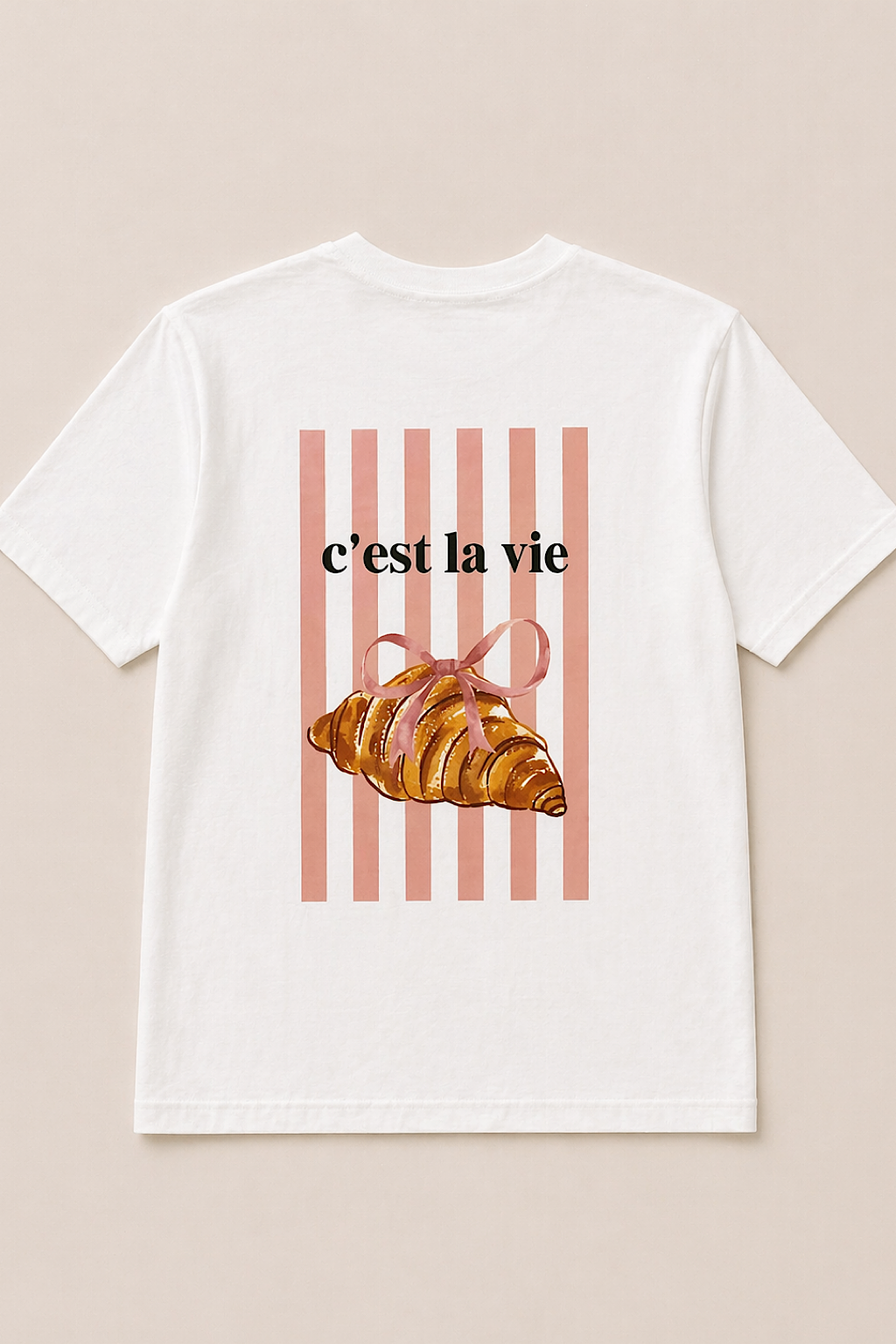 CAMISETA MANGA CORTA CROISANT