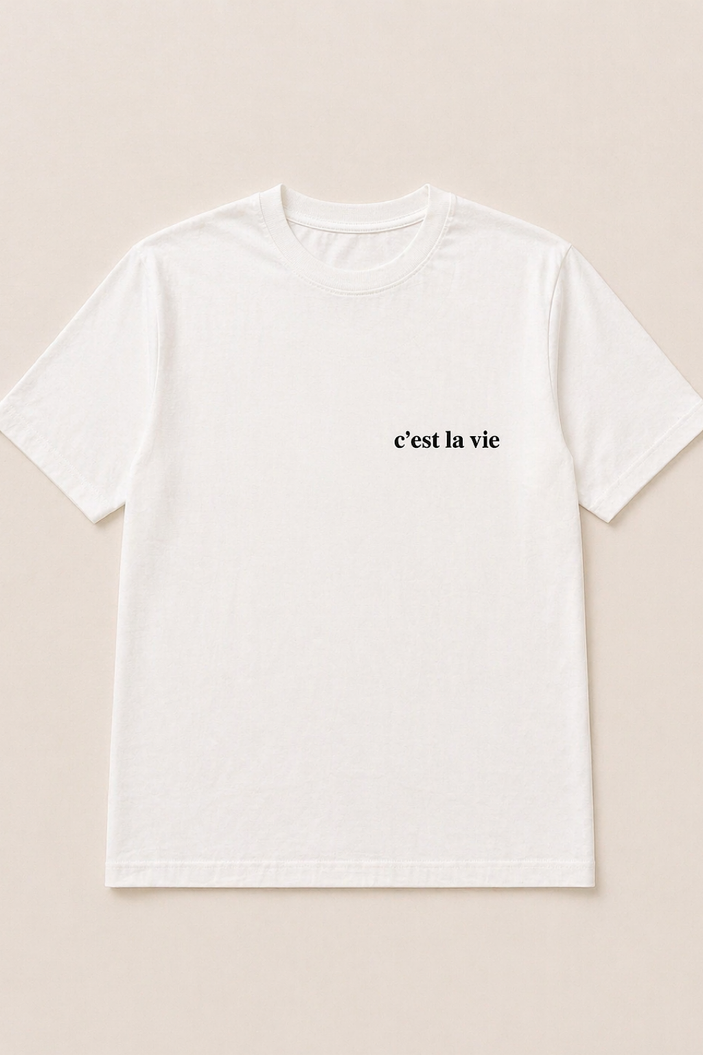CAMISETA MANGA CORTA CROISANT
