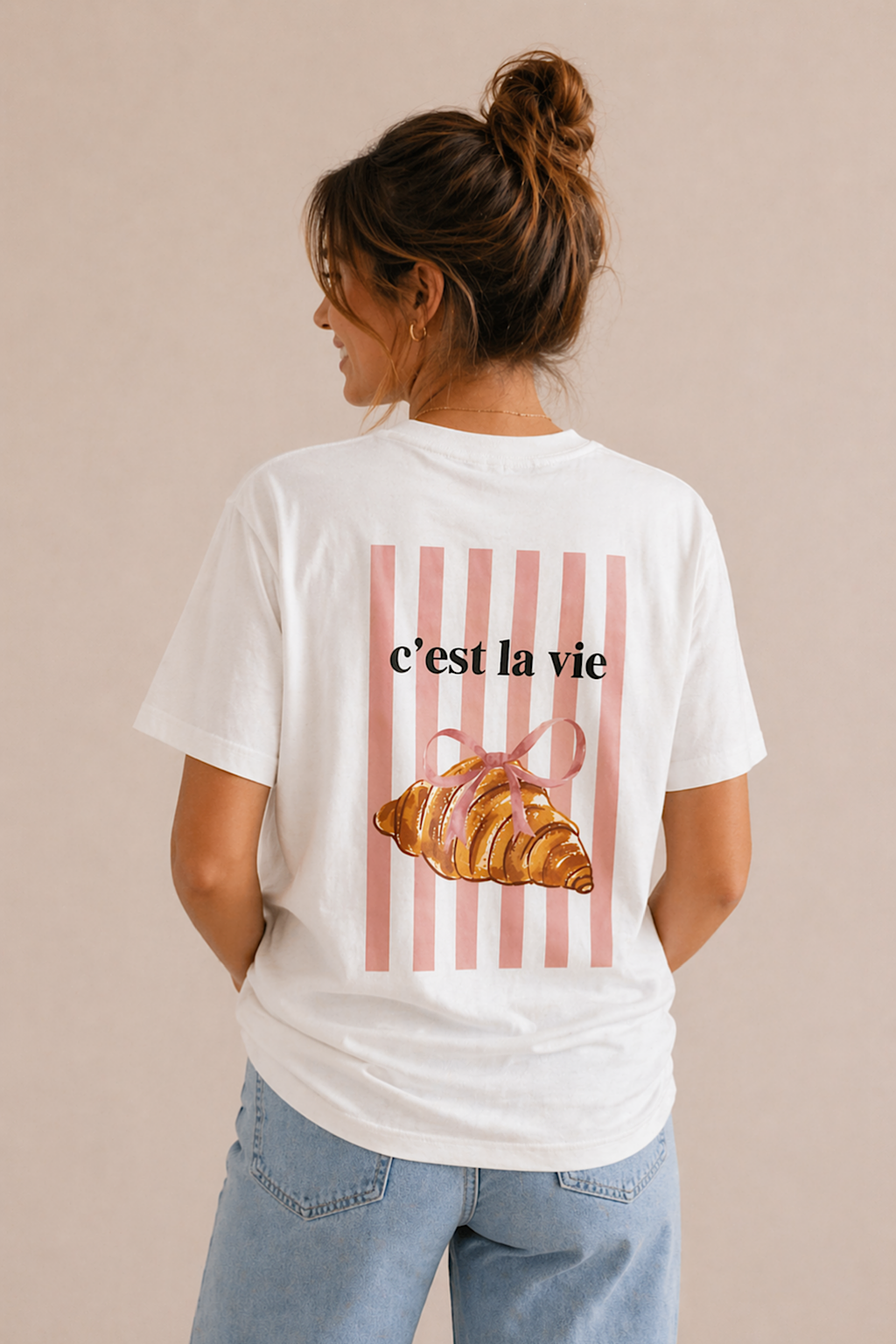 CAMISETA MANGA CORTA CROISANT