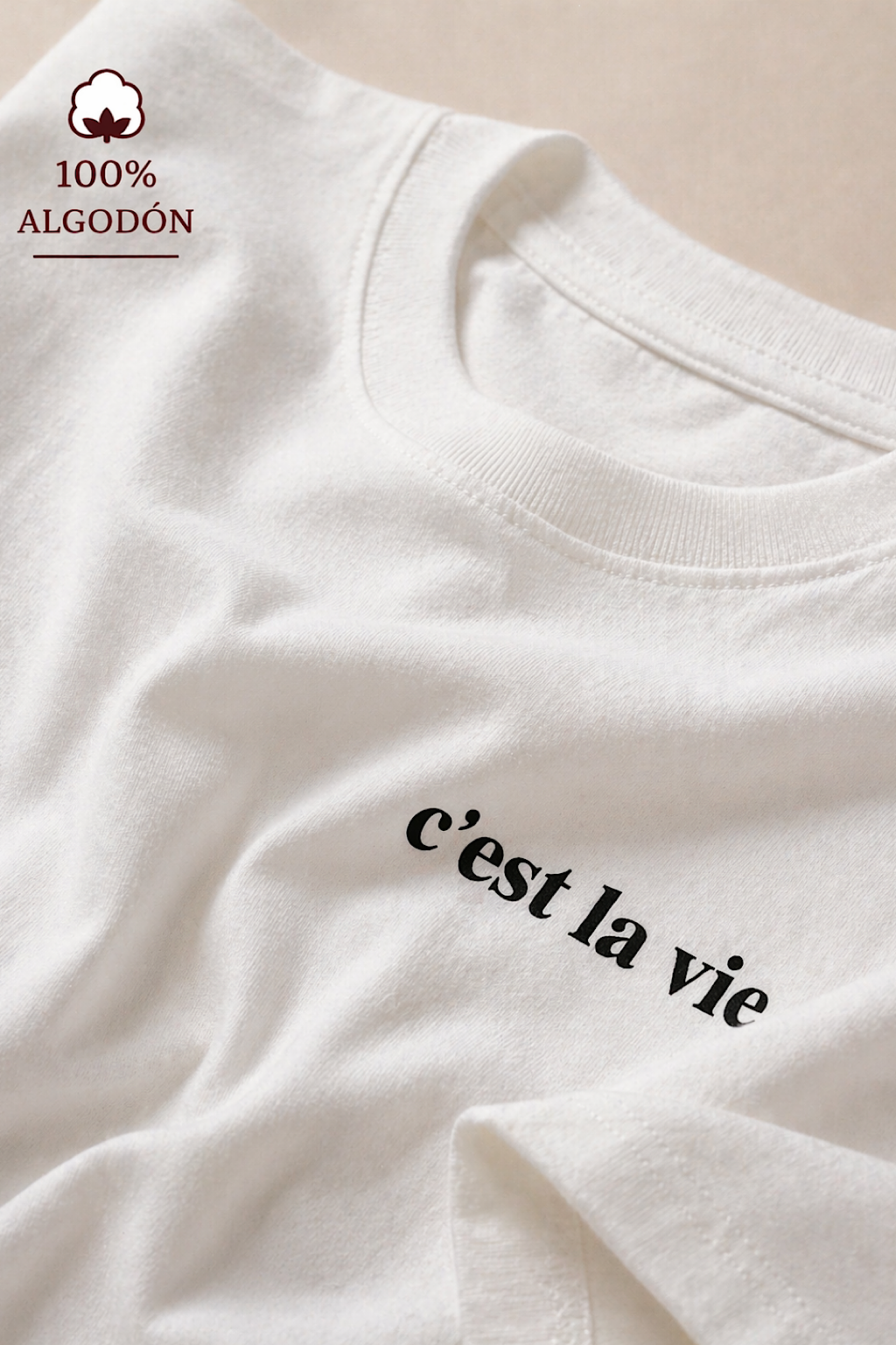 CAMISETA MANGA CORTA CROISANT