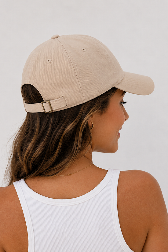 GORRA DIBUJO OLA BEIGE