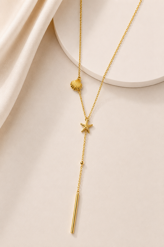 COLLAR ACERO ESTRELLA MARINA