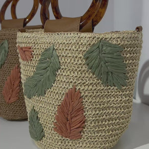 BOLSO TROPICAL RAFIA