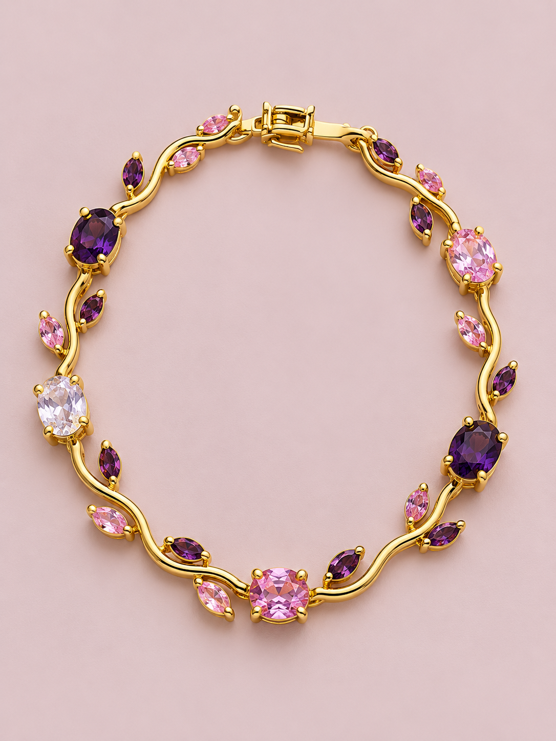 Pulsera enredadera cristales