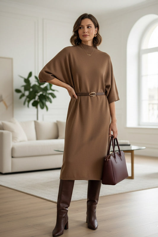 VESTIDO PUNTO TG CINTURON