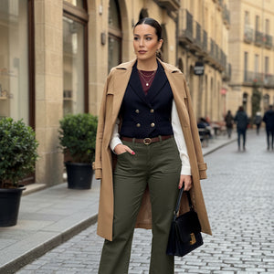 PANTALON VAQUERO WIDE LEG MINT