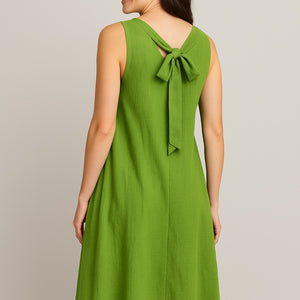 VESTIDO DETALLE LAZO BIANCA