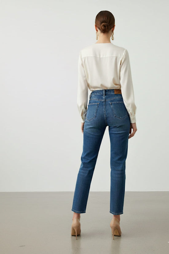 DUNKLE JEANS PAULA