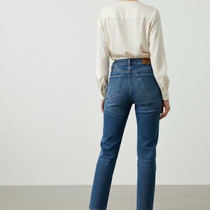 PANTALON VAQUERO OSCURO PAULA