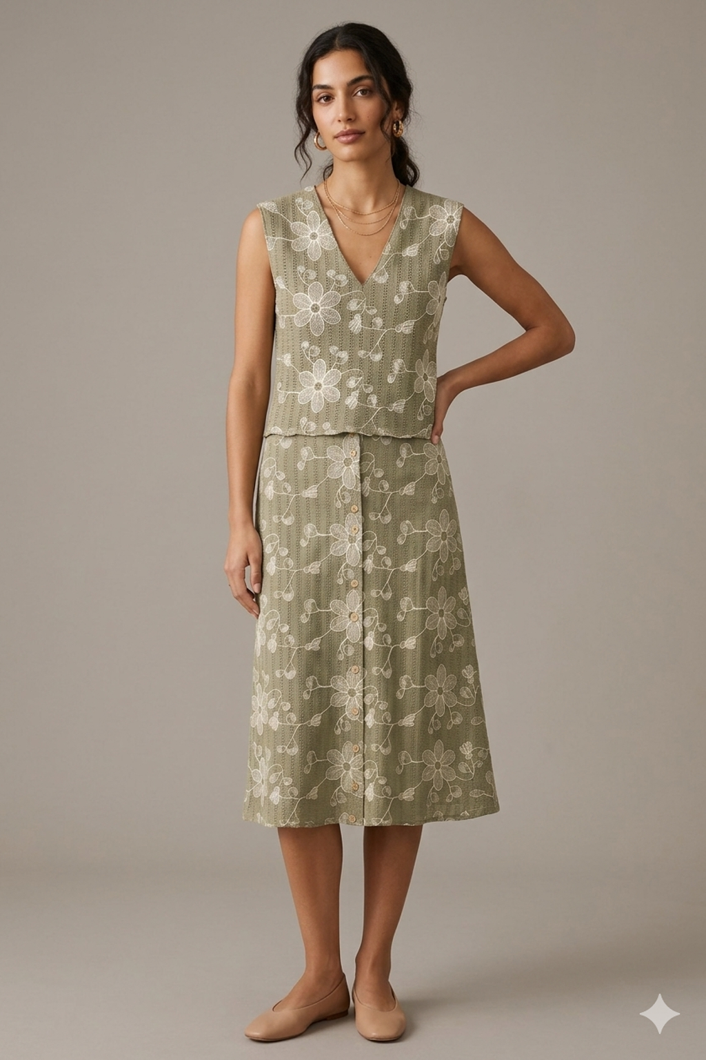 ENSEMBLE BRODÉ SAMIRA