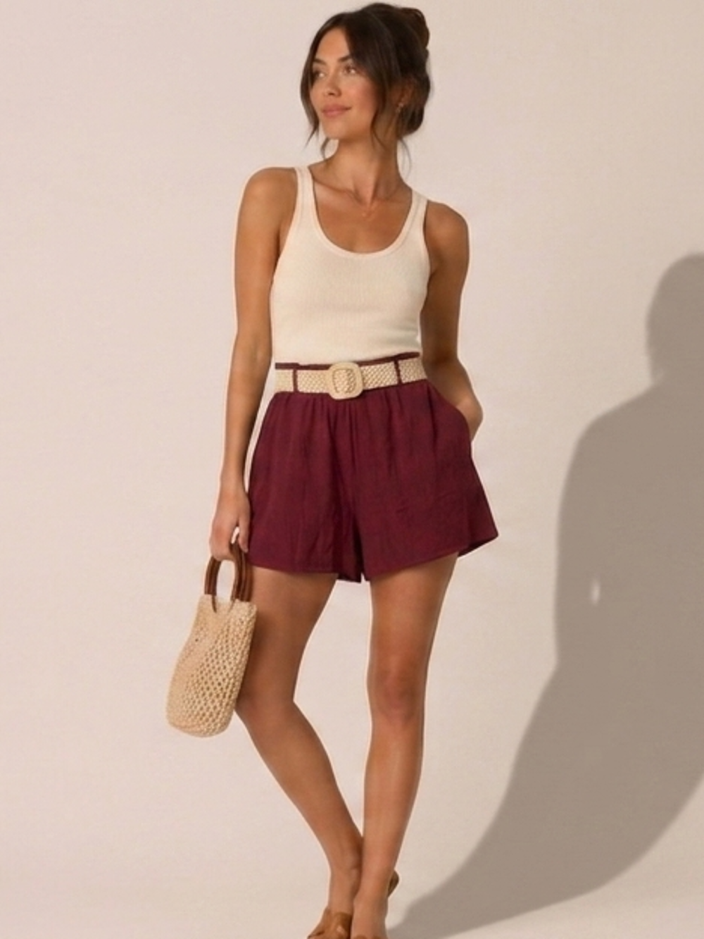 SHORT CON CINTURON GRETA