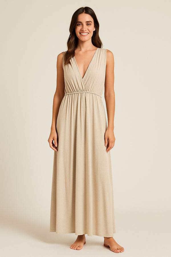 VESTIDO ESCOTE V GLADYS