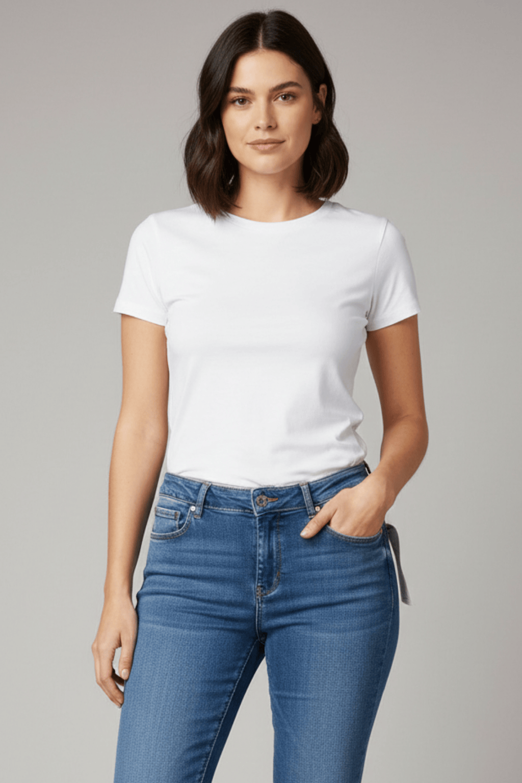 PUSH UP RÖHRENJEANS