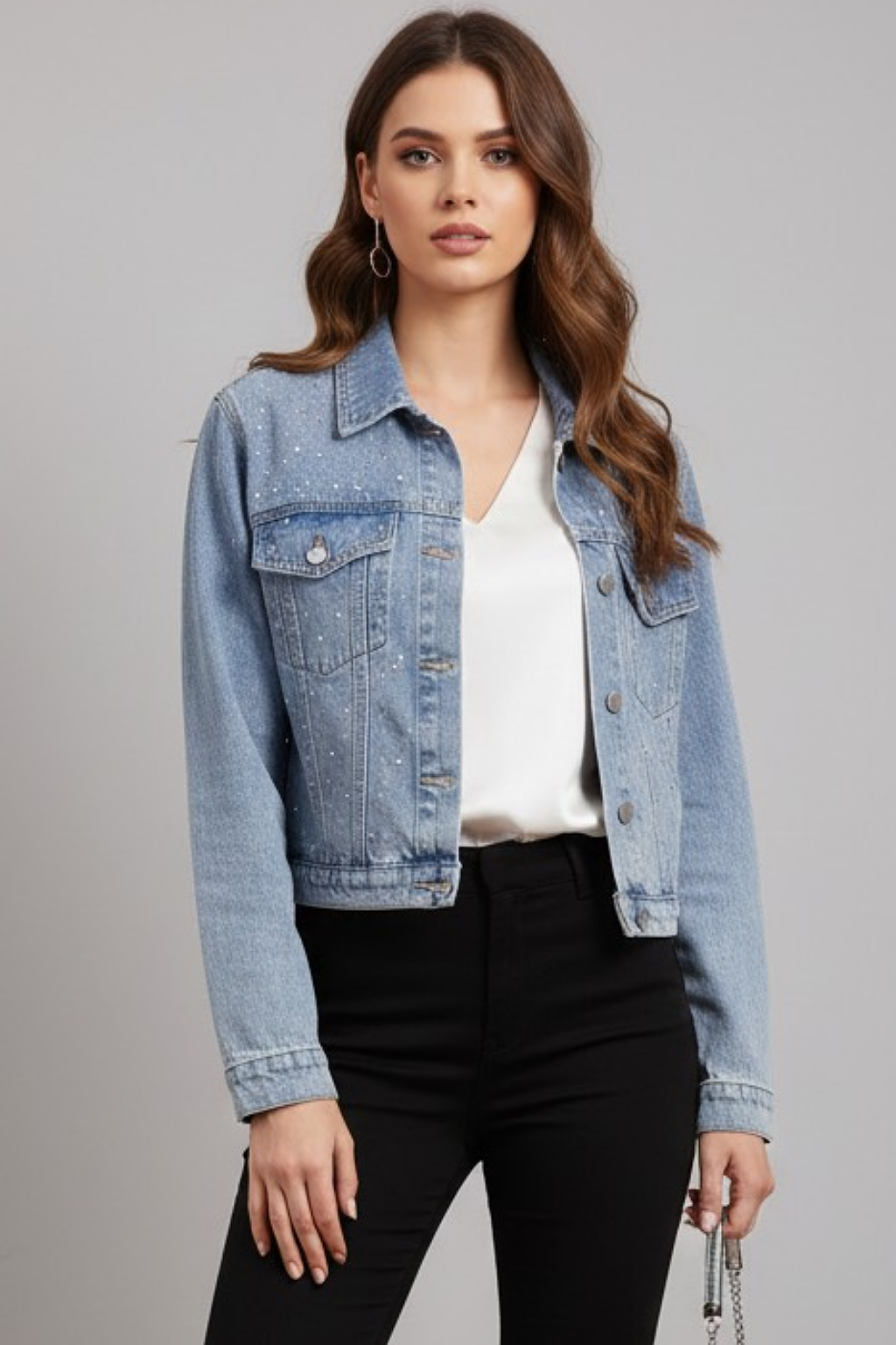 CHAQUETA CORTA VAQUERA STRASS