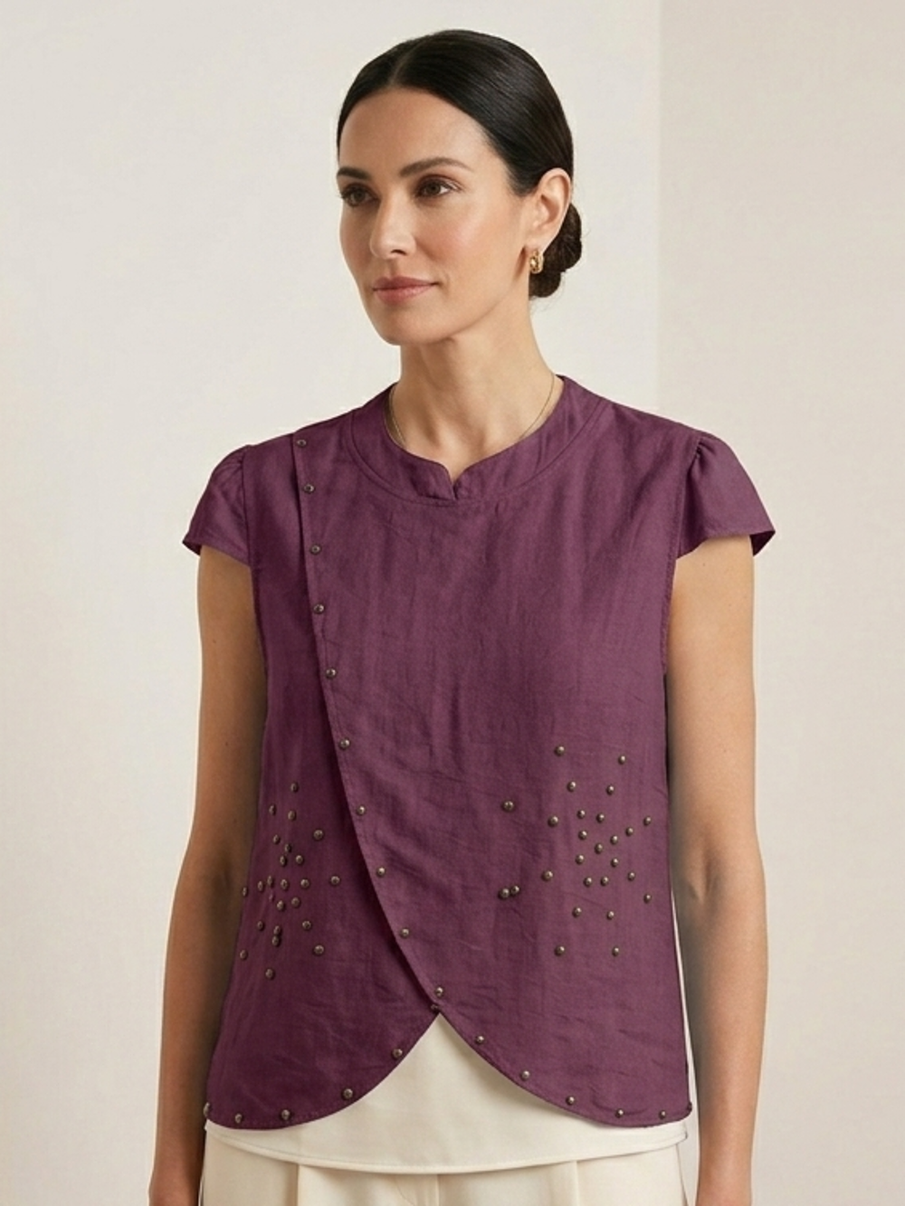 BLUSA CAPAS TACHUELA ELO