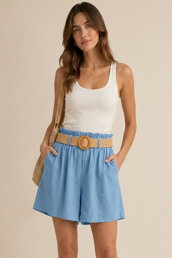 SHORT CINTURON RAFIA TAMARA