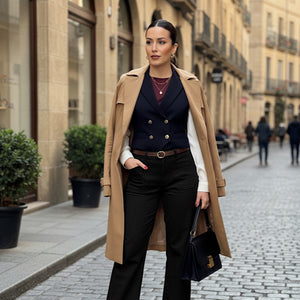 PANTALON VAQUERO WIDE LEG MINT