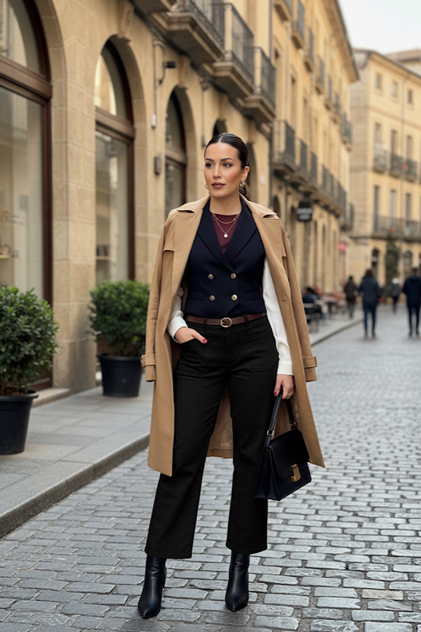 PANTALON VAQUERO WIDE LEG MINT