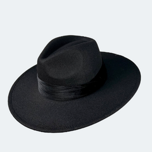 SOMBRERO  ALA ANCHA CINTA TERCIO PELO