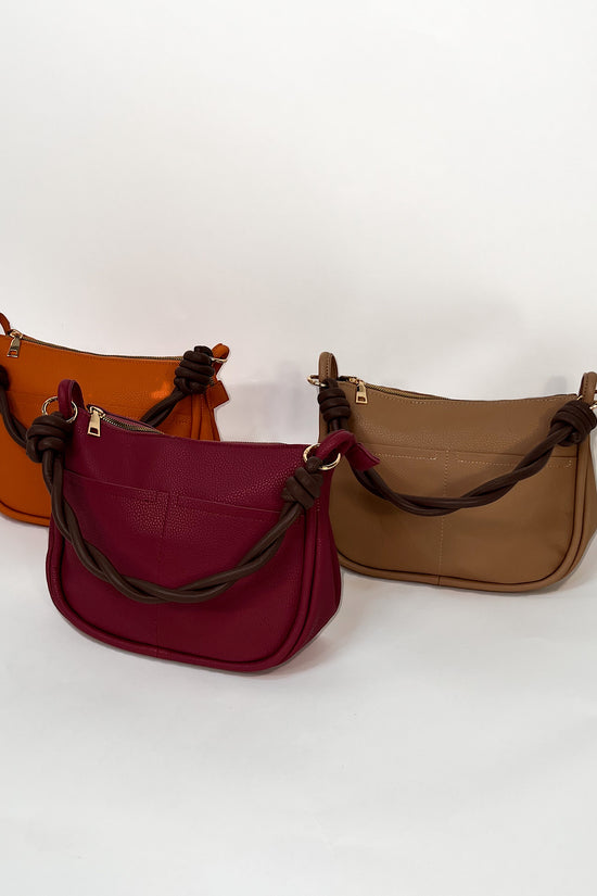 TASCHE MIT GEFLOCHTENEM HENKEL